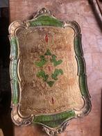 Italiaans dienblad 26 bij 43 cm, Antiek en Kunst, Curiosa en Brocante, Ophalen of Verzenden