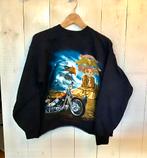 Vintage western dames biker sweater trui mt L /  XL / 40, Kleding | Dames, Blauw, Ophalen of Verzenden, Zo goed als nieuw, Maat 46/48 (XL) of groter