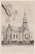 terschelling    kerk naar pentekening cor swan, Verzenden, 1960 tot 1980, Ongelopen, Waddeneilanden