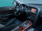 Luxe Audi A6 3.2 FSI V6 Avant 256PK Quattro 4X4 Automaat/APK, Auto's, Automaat, Zwart, USB, Vierwielaandrijving
