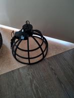 Metalen zwarte plafondlamp, Ophalen, Zo goed als nieuw, Rond