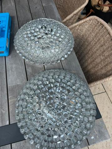 2 stuks zilver / ijzeren lamp beschikbaar voor biedingen