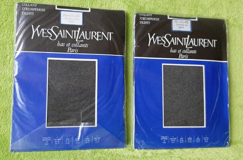 Vintage Net-Panty Mt 44-46 - YVES SAINT LAURENT - Zwart, Kleding | Dames, Sokken en Kousen, Nieuw, Overige typen, Overige maten