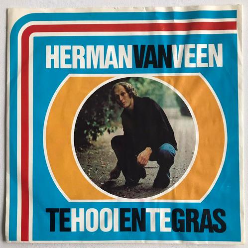Herman van Veen - Te Hooi en te Gras /N.J.H.C. Vakantie-tips, Cd's en Dvd's, Vinyl Singles, Zo goed als nieuw, Single, Nederlandstalig