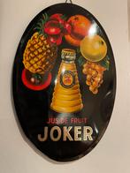 Joker fruitsap reclamebordje, Verzamelen, Merken en Reclamevoorwerpen, Ophalen of Verzenden, Gebruikt, Reclamebord