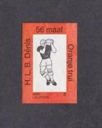 Lucifermerk Harry Dénis HBS Den Haag Voetbal Oranje., Verzamelen, Overige Verzamelen, Ophalen of Verzenden, Zo goed als nieuw