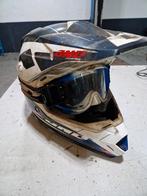 Crossmotor helm maat M met bril en tas, Overige merken, M, Offroadhelm, Kinderen