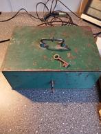 ijzeren geldkistje (oud), Antiek en Kunst, Ophalen of Verzenden