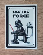 Spreukenbordje toilet Star Wars, Ophalen of Verzenden, Nieuw