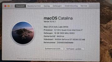 2x Apple iMac / i7 & i5 beschikbaar voor biedingen