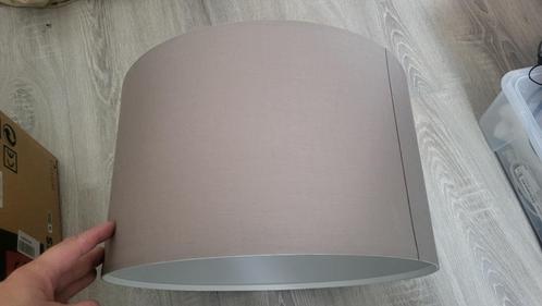 lampenkap +ophanging, Huis en Inrichting, Lampen | Lampenkappen, Zo goed als nieuw, 25 tot 50 cm, Rond, Grijs, Ophalen