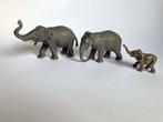 3 Schleich aziatische olifanten, 14144, 14344, 14039, Ophalen of Verzenden, Gebruikt, Wild dier, Beeldje of Figuurtje
