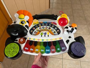 Muziek Zebra met Microfoon - VTech Zing & Speel Piano beschikbaar voor biedingen