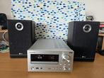 Onkyo CR555 Dab tuner/cd  met betere LG 100W Boxen 8 Ohm, Ophalen of Verzenden, Zo goed als nieuw, Overige merken