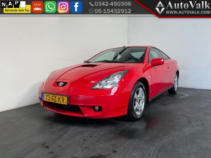 Toyota Celica 1.8 VVT-i. Airco! (bj 2000), Auto's, Oldtimers, Bedrijf, Te koop, ABS, Airbags, Airconditioning, Alarm, Centrale vergrendeling