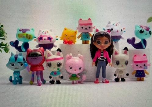 Nieuwe set met 13 Gabby's Dollhouse poppetjes / figuren, Kinderen en Baby's, Speelgoed | Poppen, Nieuw, Overige typen, Ophalen of Verzenden