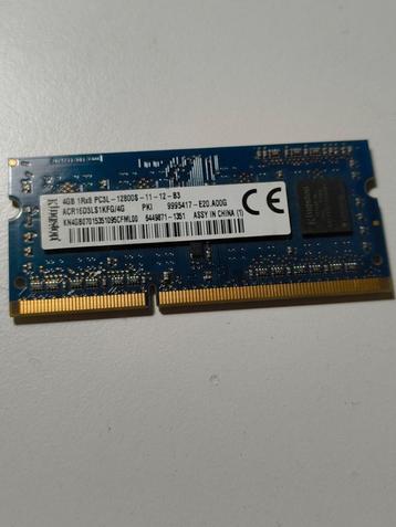 Kingston 4GB PC3L-12800S Laptop Geheugen beschikbaar voor biedingen