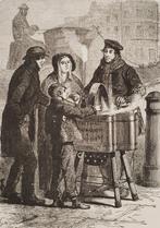 De koopman in gekookte aardappelen te Londen 1867 / 1868, Verzamelen, Verzenden, Voor 1940, Zo goed als nieuw