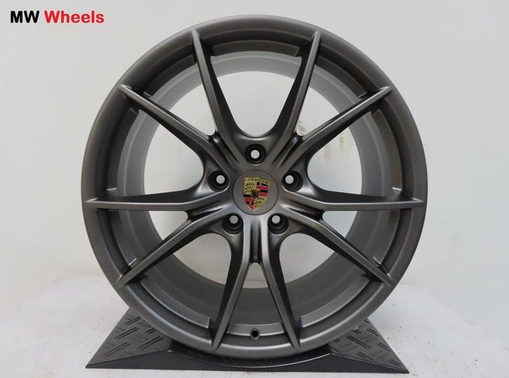 Originele Porsche Boxster Cayman 20 inch velgen 982 718 grey, Auto-onderdelen, Banden en Velgen, Velg(en), 20 inch, Personenwagen