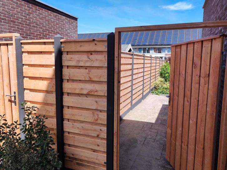 HOUT BETON SCHUTTING Vanaf €95 P/M met plaatsing!, Tuin en Terras, Schuttingen, Nieuw, Hout, 1 tot 2 meter, 6 meter of meer, Ophalen of Verzenden