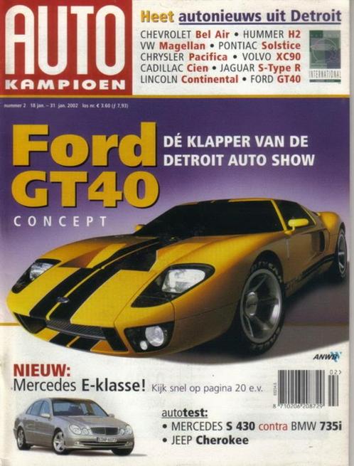 Autokampioen 2 2002 : Mercedes Benz E - S 430 - BMW 735i, Boeken, Auto's | Folders en Tijdschriften, Gelezen, Algemeen, Ophalen of Verzenden