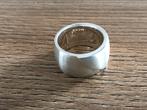 Mexx brede zilveren ring modernist, Nieuw, Ophalen of Verzenden, 17 tot 18, Dame