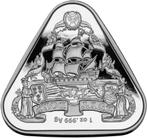 Zilveren munt 1Oz driehoek schipbreuk Zuytdorp Australië 1Oz, Ophalen of Verzenden, Zilver