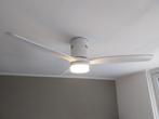 Stille spaanse Plafondlamp met ventilator en licht, Ophalen of Verzenden, Zo goed als nieuw, Metaal, Modern
