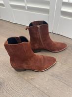 Suede laarsjes bruin/cognac van Di Lauro mt 37, Ophalen, Bruin, Lage of Enkellaarzen, Di Lauro