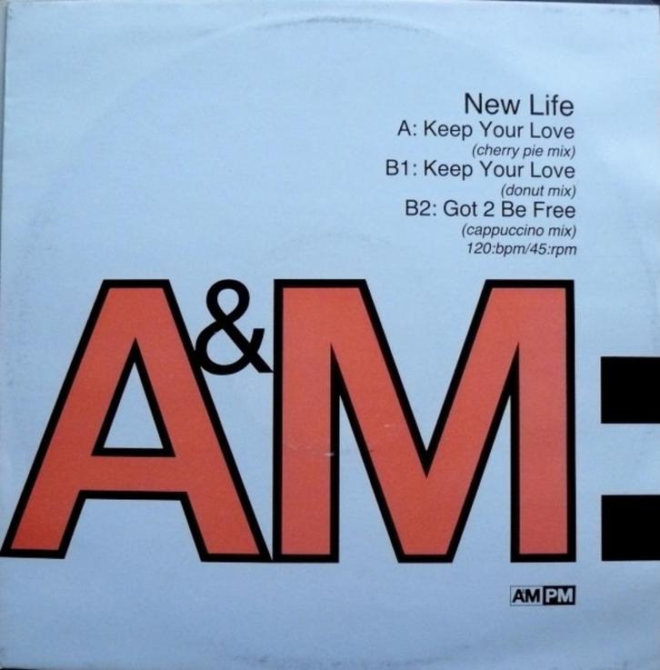 12" Maxi Single (1991) New Life - Keep Your Love, Cd's en Dvd's, Vinyl Singles, Gebruikt, Maxi-single, Dance, 12 inch, Ophalen of Verzenden