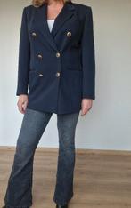 Delmod vintage blazer. Maat 40, Donkerblauw., Maat 38/40 (M), Blauw, Nijmegen, Delmod