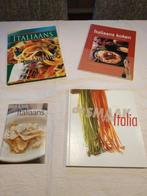 4x Italiaanse kookboeken, ruim 300 pagina recepten en foto, Italië, Gezond koken, Diverse auteurs, Zo goed als nieuw