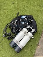 Dubbel 7 liter duikflessen, trimvest en dubbele ademautomaat, Watersport en Boten, Duiken, Ophalen, Zo goed als nieuw, Overige typen