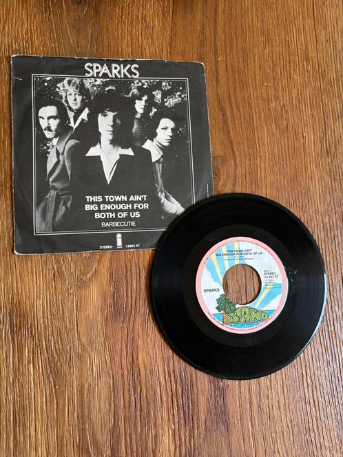 Vinyl single - Sparks - this town ain’t big enough for both, Cd's en Dvd's, Vinyl Singles, Gebruikt, Ophalen of Verzenden