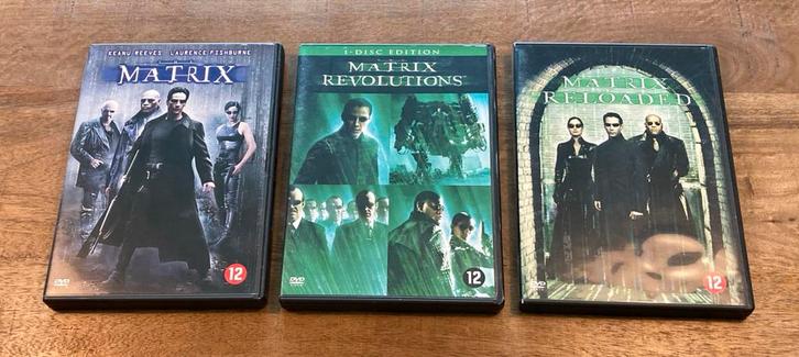 Matrix Trilogie op DVD (3 films), Cd's en Dvd's, Dvd's | Overige Dvd's, Gebruikt, Boxset, Vanaf 12 jaar, Ophalen of Verzenden