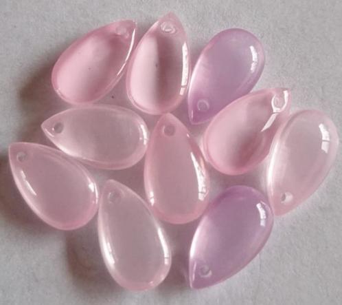 Kristal druppel vorm glas hang kralen 15x8 mm B, Hobby en Vrije tijd, Kralen en Sieraden maken, Nieuw, Kraal, Verzenden
