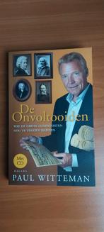 Paul Witteman - De onvoltooiden (met cd), Boeken, Muziek, Artiest, Ophalen of Verzenden, Zo goed als nieuw, Paul Witteman