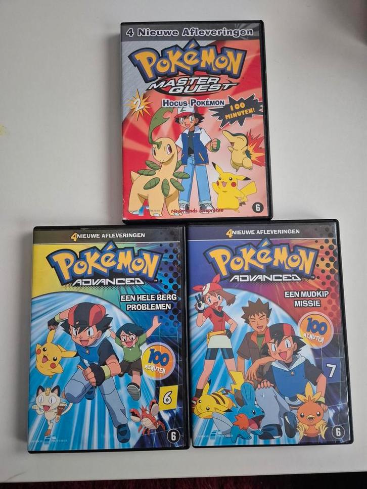 Pokémon advanced dvd collectie, Cd's en Dvd's, Dvd's | Kinderen en Jeugd, Zo goed als nieuw, Tv fictie, Avontuur, Boxset, Vanaf 6 jaar