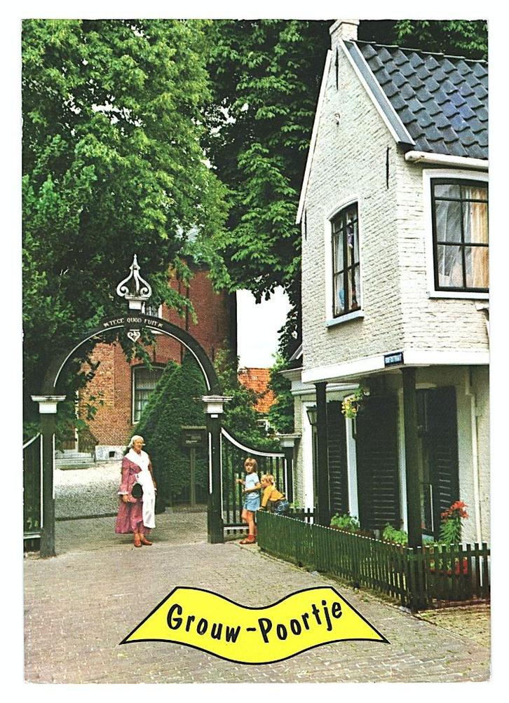 39074	Grouw	Friesland	1979 Poortje	Gelopen met postzegel, Verzamelen, Ansichtkaarten | Nederland, Gelopen, Friesland, 1960 tot 1980
