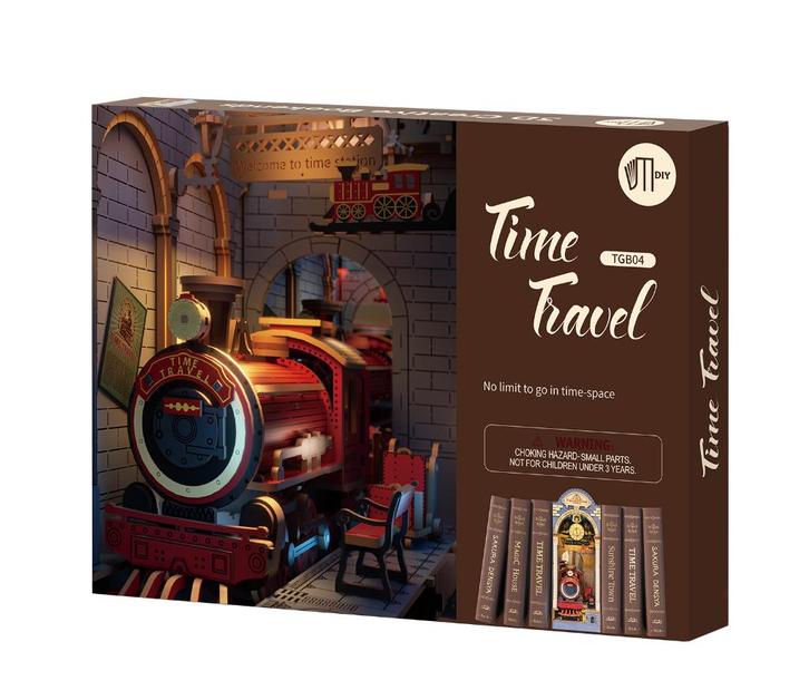 Robotime Book Nook Time Travel TGB04 Bouwpakket Nieuw, Hobby en Vrije tijd, Modelbouw | Overige, Nieuw, Groter dan 1:32, Ophalen of Verzenden