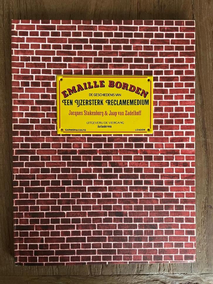 Emaille Borden | Jacques Stakenborg & Jaap van Zadelhoff, Antiek en Kunst, Antiek | Emaille, Ophalen of Verzenden