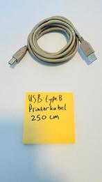 USB Type B Printerkabel - 250 cm, Ophalen of Verzenden, Zo goed als nieuw