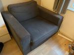 Antraciet grijze loveseat, stof, Huis en Inrichting, Banken | Sofa's en Chaises Longues, Ophalen, Gebruikt, Overige maten, 75 tot 100 cm