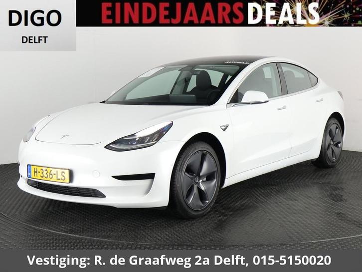 Tesla Model 3 Standard RWD Plus 60 kWh + FSD systeem | Navig, Auto's, Tesla, Bedrijf, Te koop, Model 3, ABS, Airbags, Airconditioning