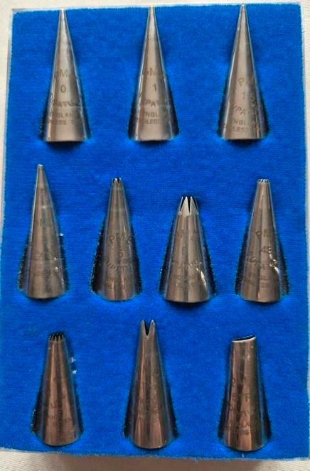 PME Icing Tubes Set of 10, Hobby en Vrije tijd, Taarten en Cupcakes maken, Zo goed als nieuw, Versiering, Taarten of Cupcakes