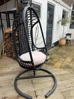 HKliving Egg chair/hangstoel inclusief standaard en kussen, Tuin en Terras, Zo goed als nieuw, Ophalen