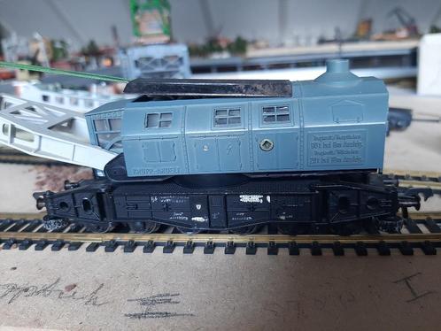fleischmann kraan Krupp, Hobby en Vrije tijd, Modeltreinen | H0, Gebruikt, Wagon, Gelijkstroom, Fleischmann, Ophalen of Verzenden