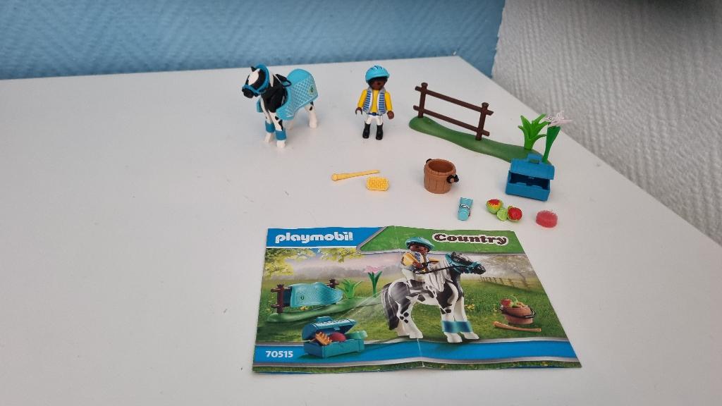 playmobil country 70515 verzamelpony Lewitzer, Ophalen of Verzenden, Zo goed als nieuw, Complete set