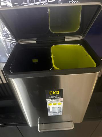 EKO EcoCasa Afvalemmer - RVS - Met Pedaal beschikbaar voor biedingen