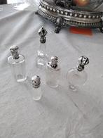 Antieke parfum flesjes., Ophalen of Verzenden, Zilver
